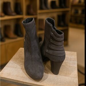 Paul Green Gray Ankle Boots